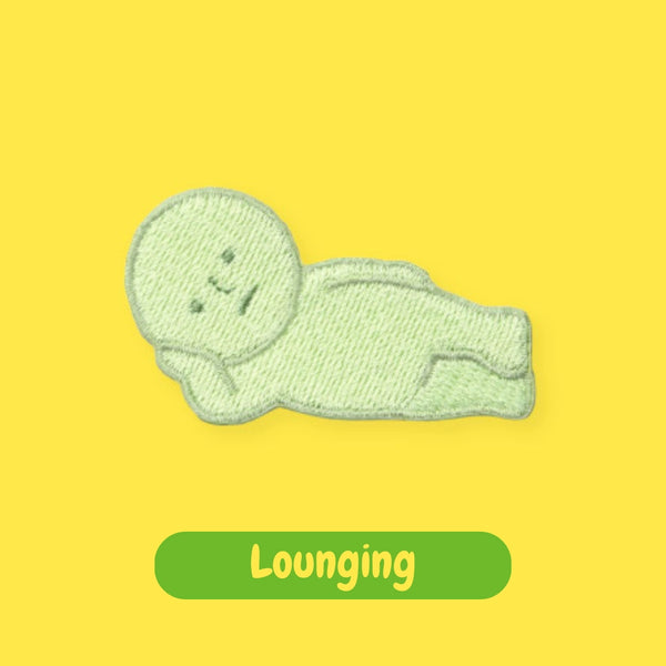 Smiski Embroidery Stickers