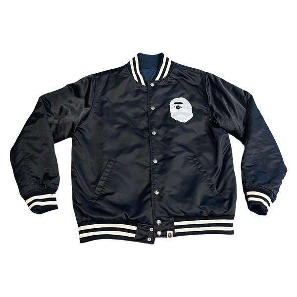 BAPE Varsity Jacket Black