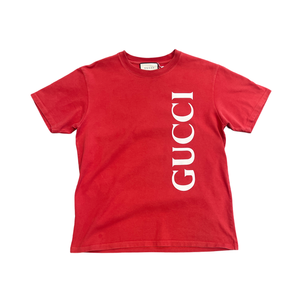 Gucci Logo Red Tee