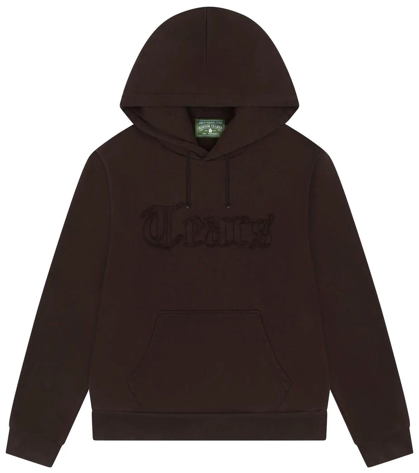 Denim Tears Cut Out Hoodie 'Brown'