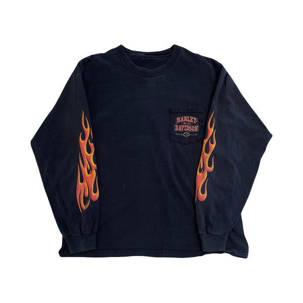 Vintage Harley Flames Longsleeve Canada