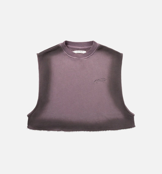 HTG Cropped Spray Muscle Top