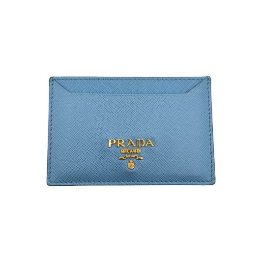 Prada Blue Card Holder