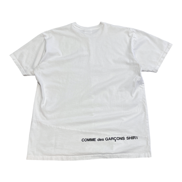 Supreme Comme des Garcons SHIRT Split Box Logo Tee White