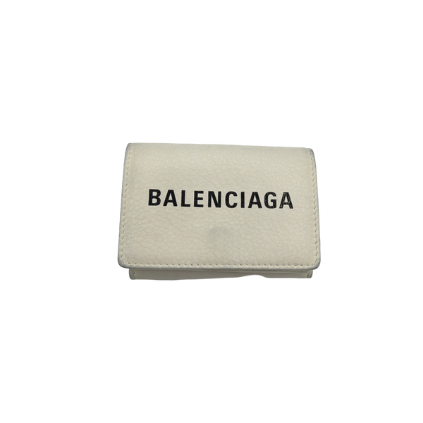 Balenciaga Leather Logo Wallet