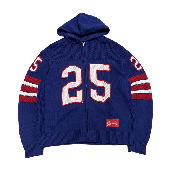Supreme Sport Zip Up Hooded Sweater (FW25) Navy