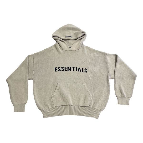 Fear of God Knit Hoodie Oatmeal