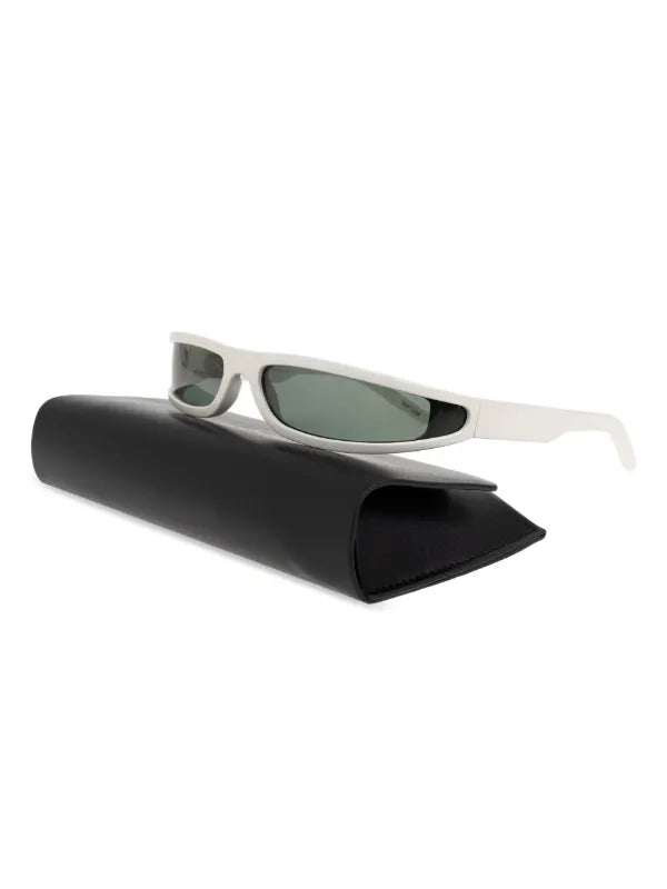 Rick Owens FOG White Sunglasses