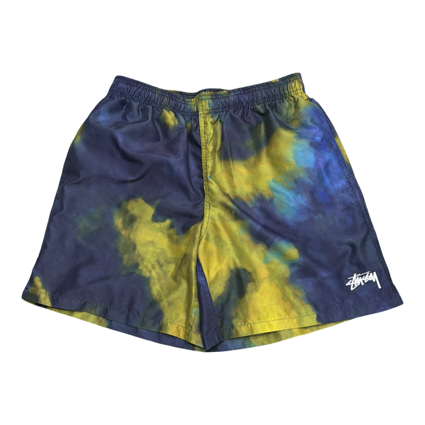 Stussy Tie Dye Shorts Green Purple