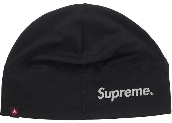 Supreme Marmot Base Layer Beanie Black