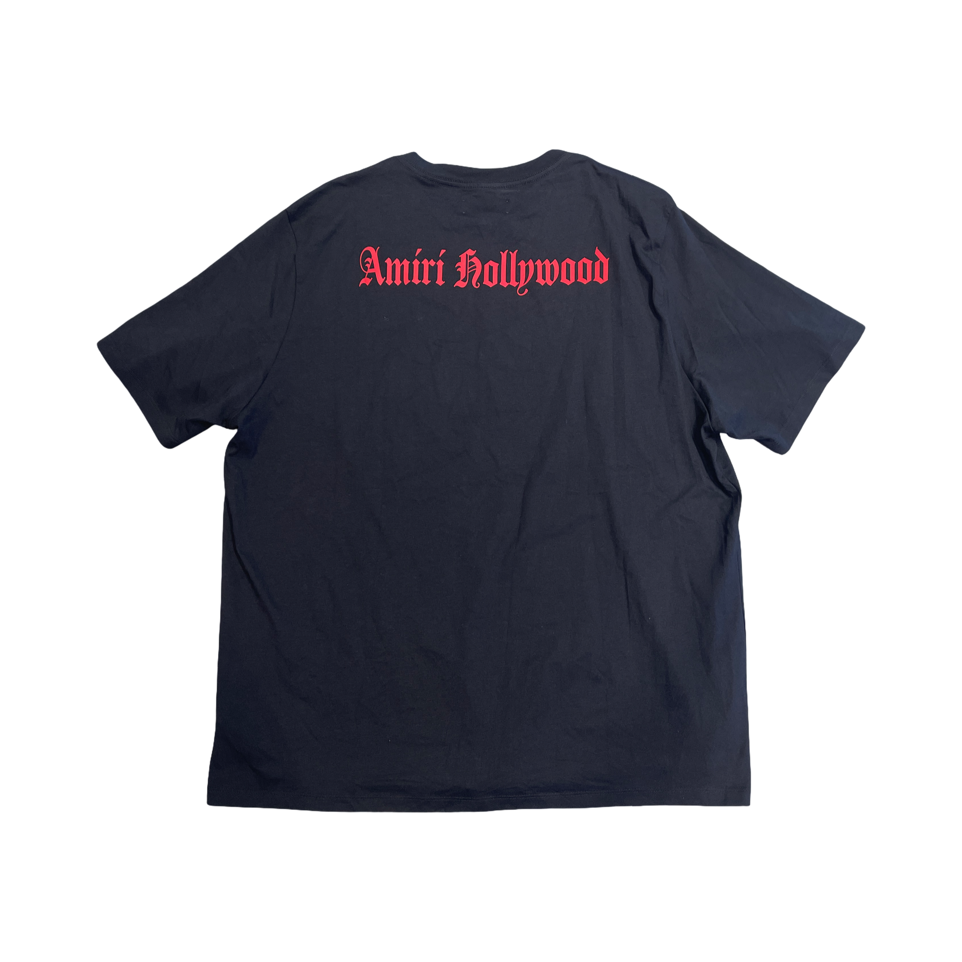 Amiri Hollywood Red Logo T-Shirt