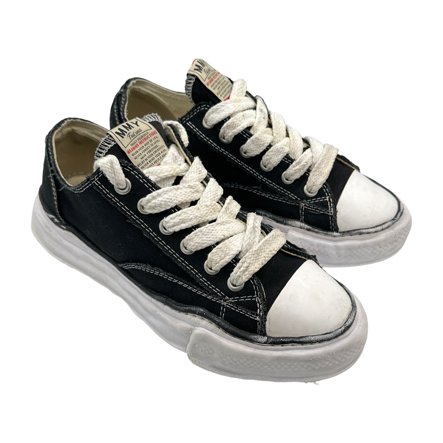 Maison Mihara Yasuhiro Peterson OG Sole Canvas Low Black