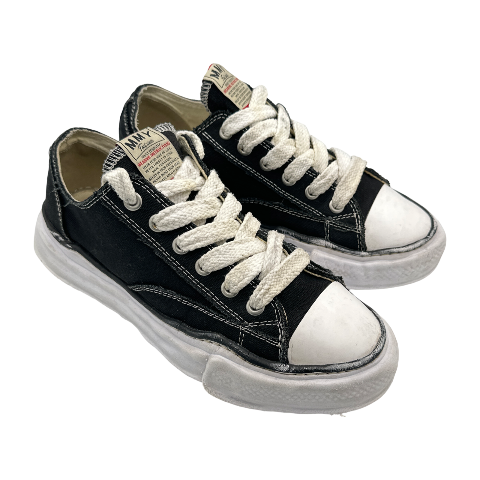 Maison Mihara Yasuhiro Peterson OG Sole Canvas Low Black