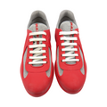 Prada America's Cup Soft Rubber And Bike Fabric Sneakers In Red