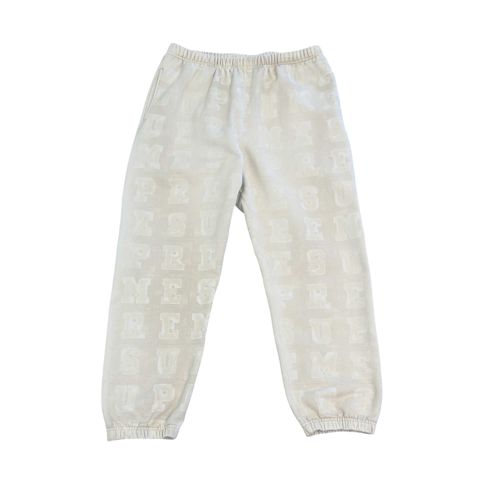 Supreme Blocks Sweatpant Tan