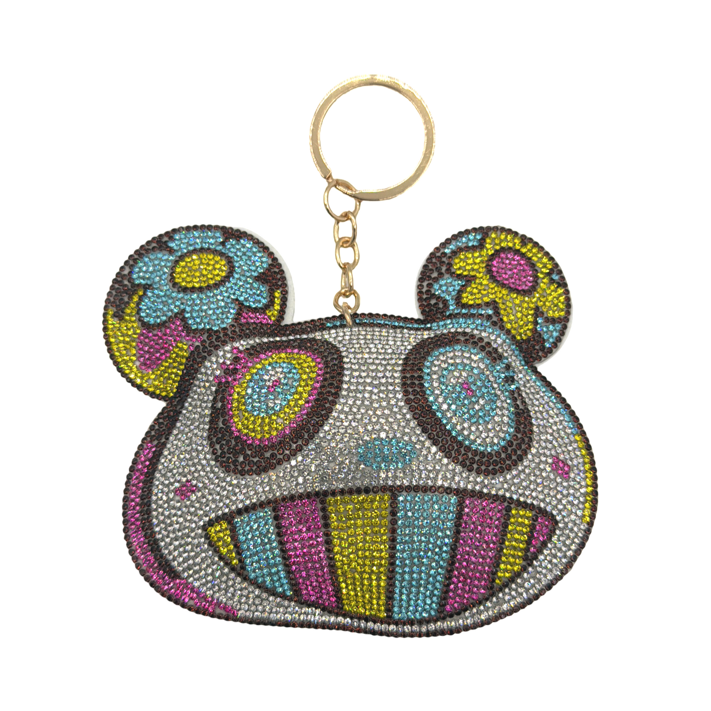 Takashi Murakami Rhinestone Panda Keychan