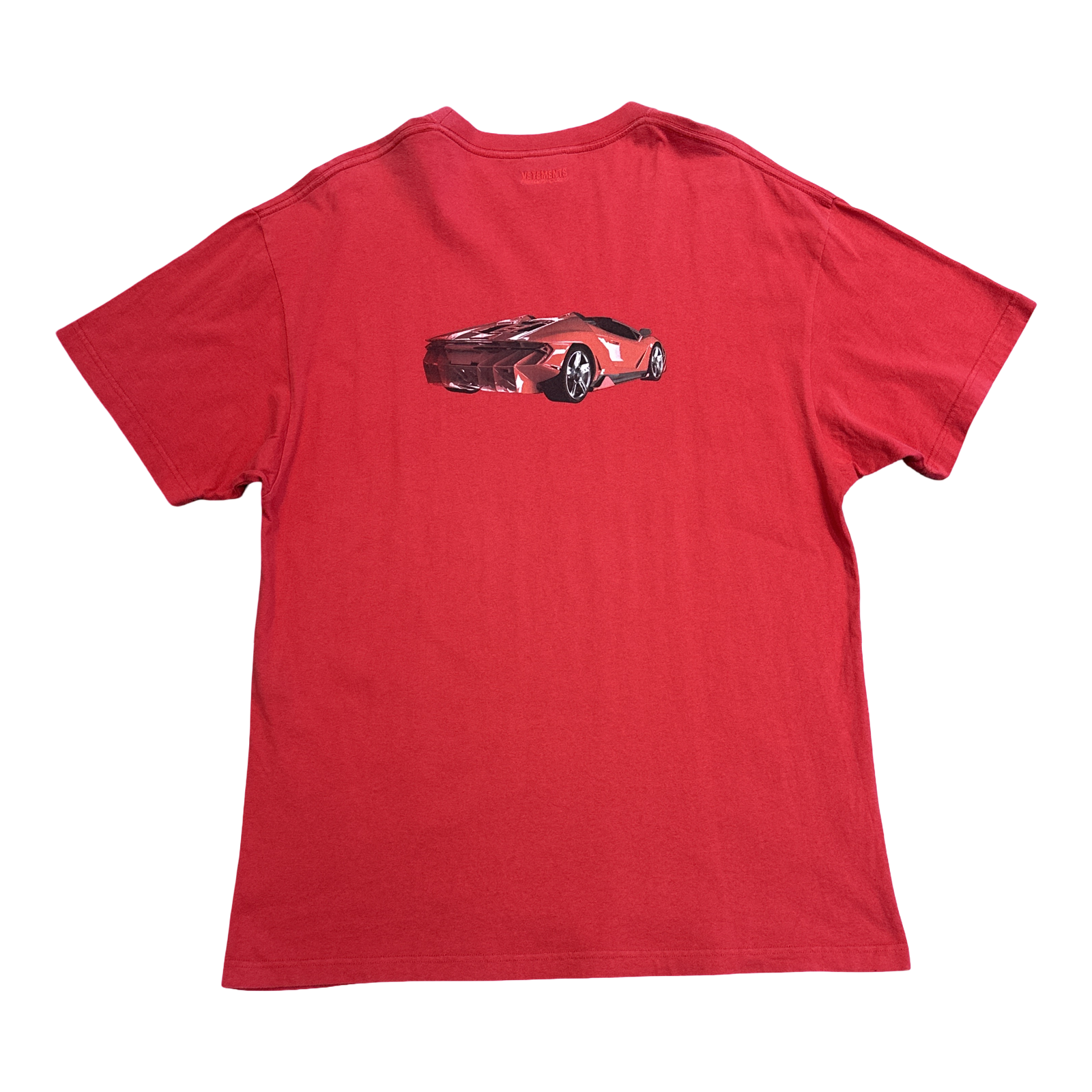 Vetements Lamborghini Car Hotline Tee