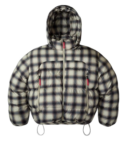 Raspberry Hills Plaid Puffer