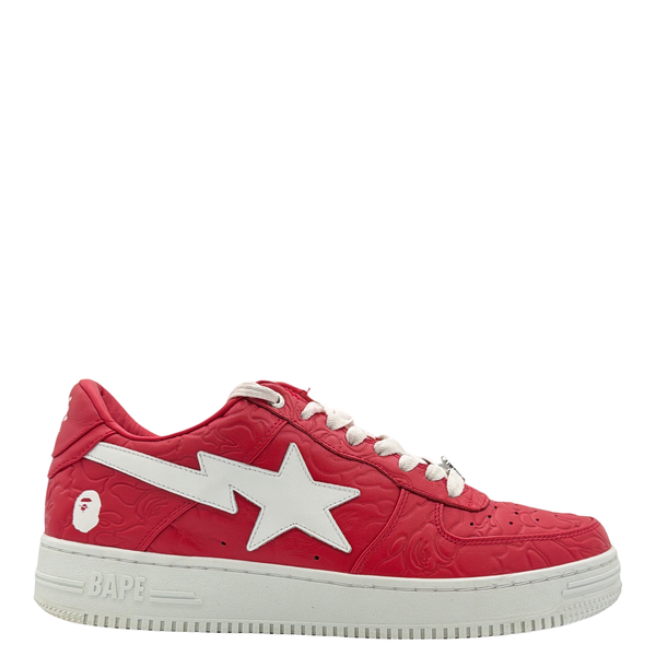 A Bathing Ape Bape Sta Low #3 Line Camo Red