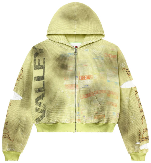 Vale Forever Glitch Zip Up 'Hack Green'