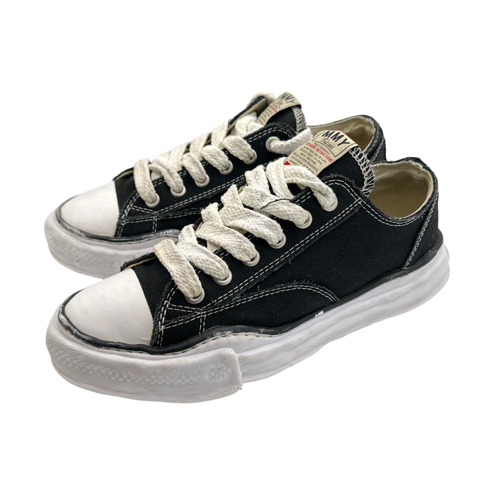 Maison Mihara Yasuhiro Peterson OG Sole Canvas Low Black