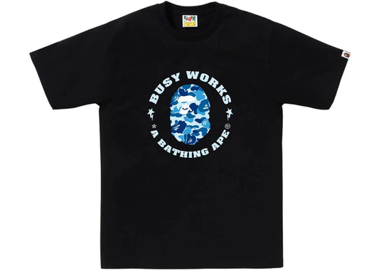 BAPE ABC Camo Busy Works Sta Tee Black/Blue