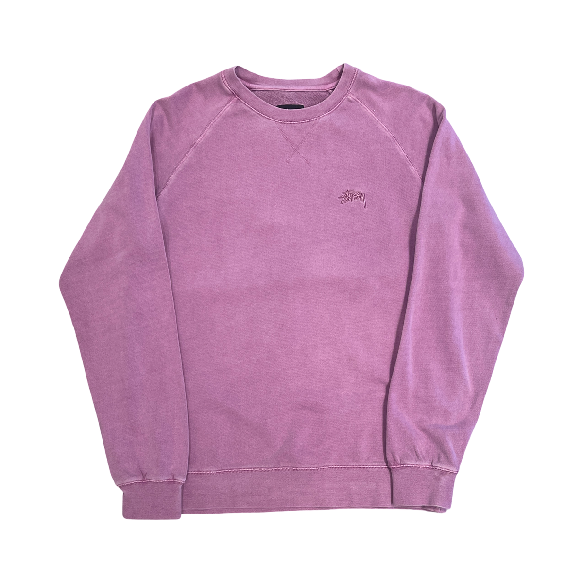 Faded Purple Stussy Crewneck