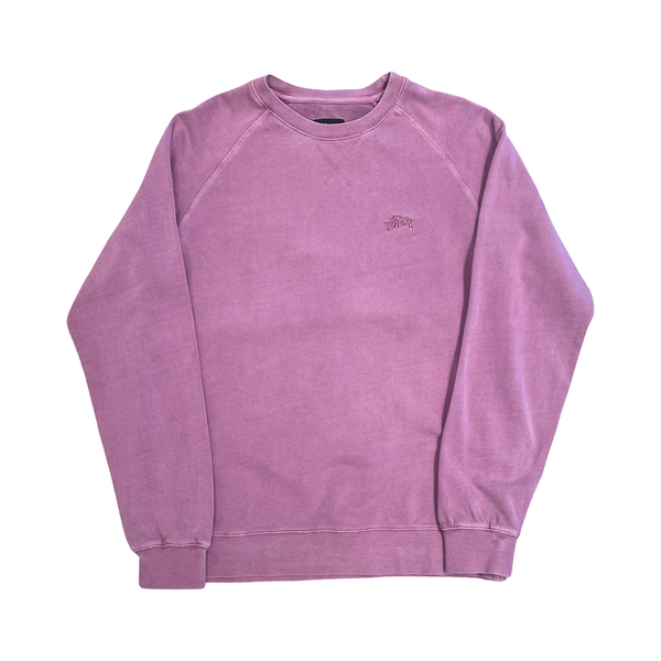 Faded Purple Stussy Crewneck