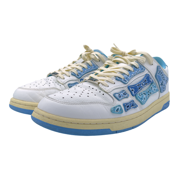 AMIRI Skel Top Low Bandana White Light Blue