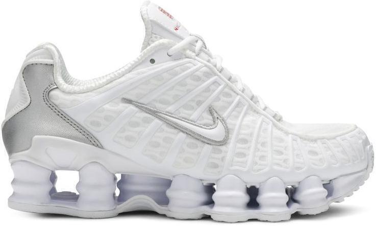 Nike Shox TL White Metallic Silver