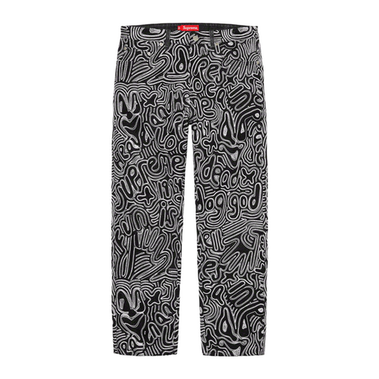 Supreme Chainstitch Regular Jean Black