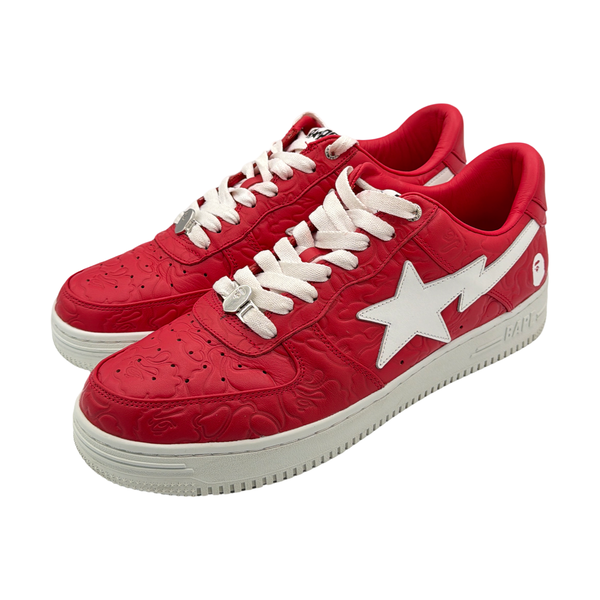 A Bathing Ape Bape Sta Low #3 Line Camo Red
