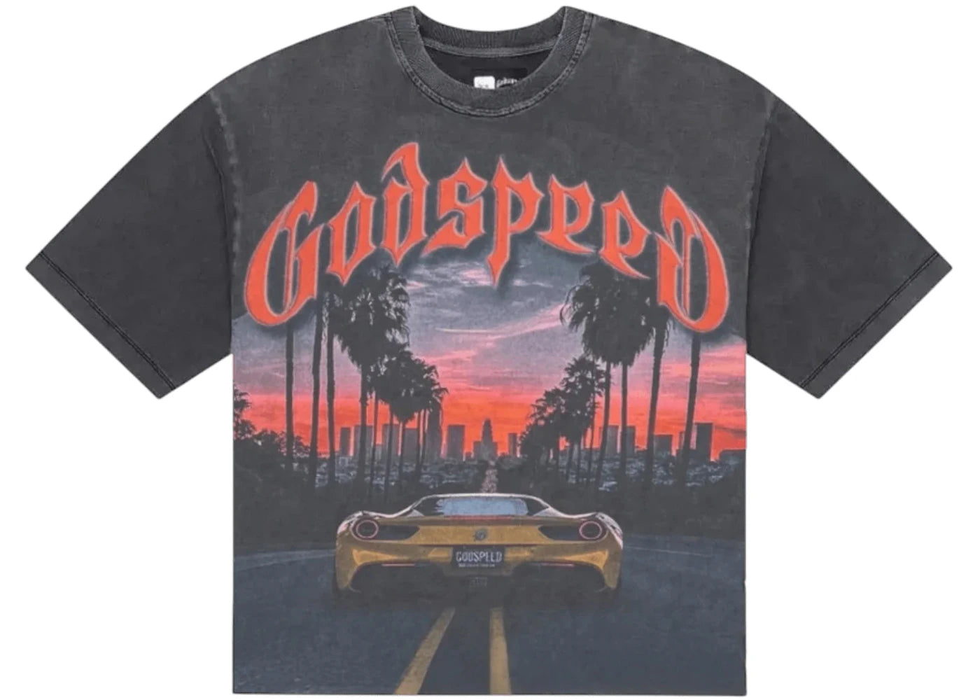 Godspeed Sunset BLVD Tee Grey