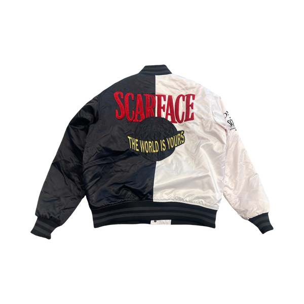 Scarface X Shoe Palace Varsity Bomber Jacket
