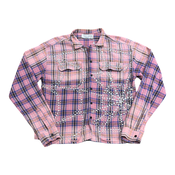 Vale Forever Valley Dream Rhinestone Flannel Pink