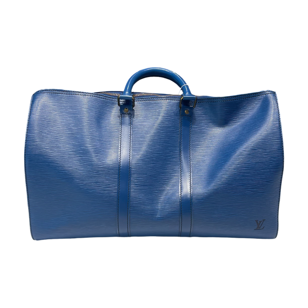 Louis Vuitton Blue Boston Duffle Bag