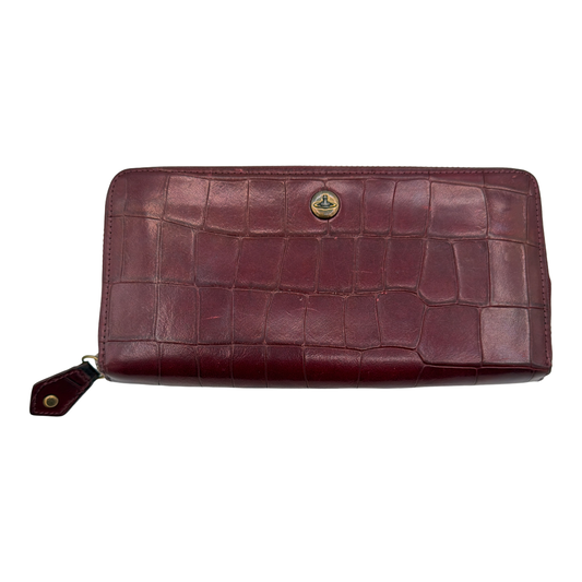 Vivienne Westwood Croc Embossed Wallet