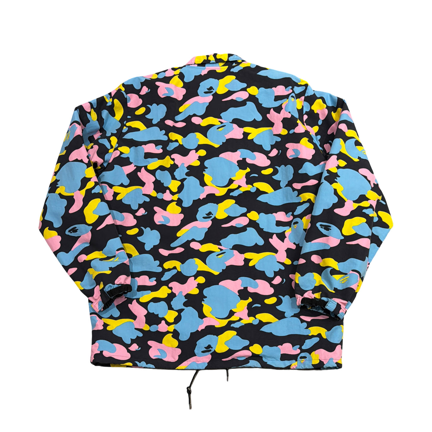 Bape Cotton Candy Multi Camo Relaxed Fit Coach Jacket