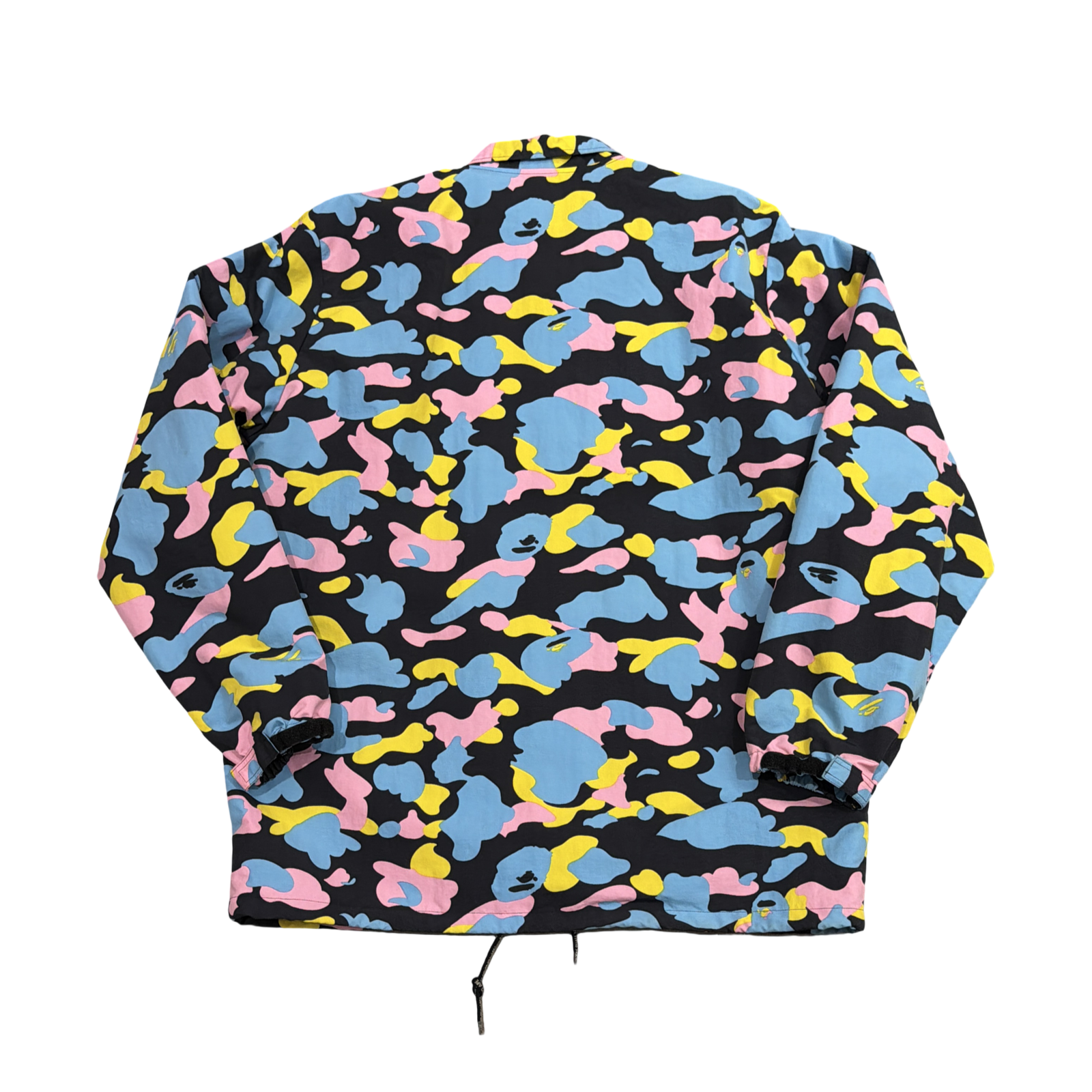 Bape Cotton Candy Multi Camo Relaxed Fit Coach Jacket