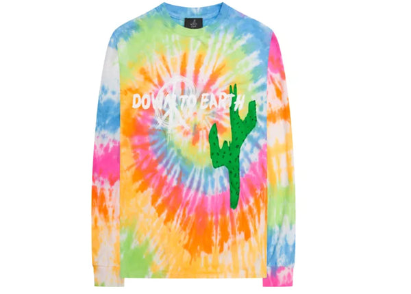 Travis Scott Astroworld x DSM Down To Earth L/S Tee Tie Dye