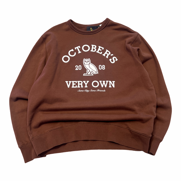OVO Collegiate Crewneck Brown