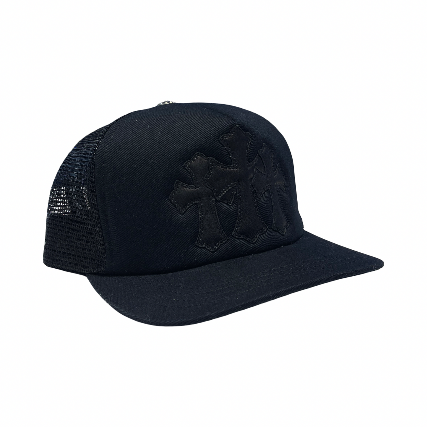 Chrome Hearts Triple Cross Cemetery Trucker Hat 'Black'