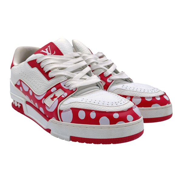 Louis Vuitton Yayoi White Dots Trainer (Toe Box Peeled)