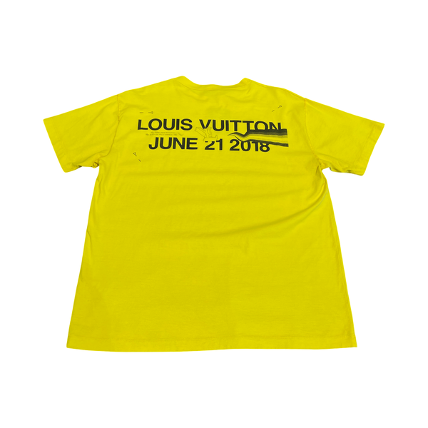 2018 Louis Vuitton Runway Yellow Tee