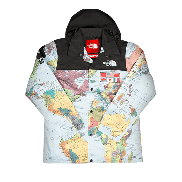 Supreme x The North Face Expedition Coaches Jacket 'Map'