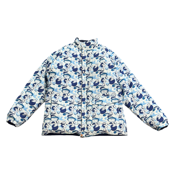 Vintage Bape Baby Milo Reverseable Jacket Blue