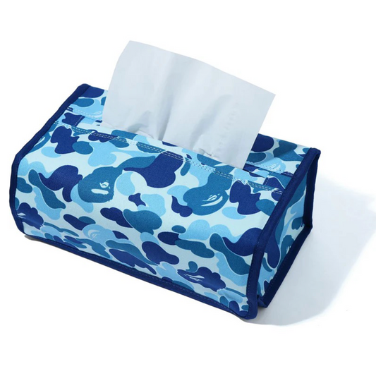 BAPE ABC CAMO TISSUE COVER BLUE