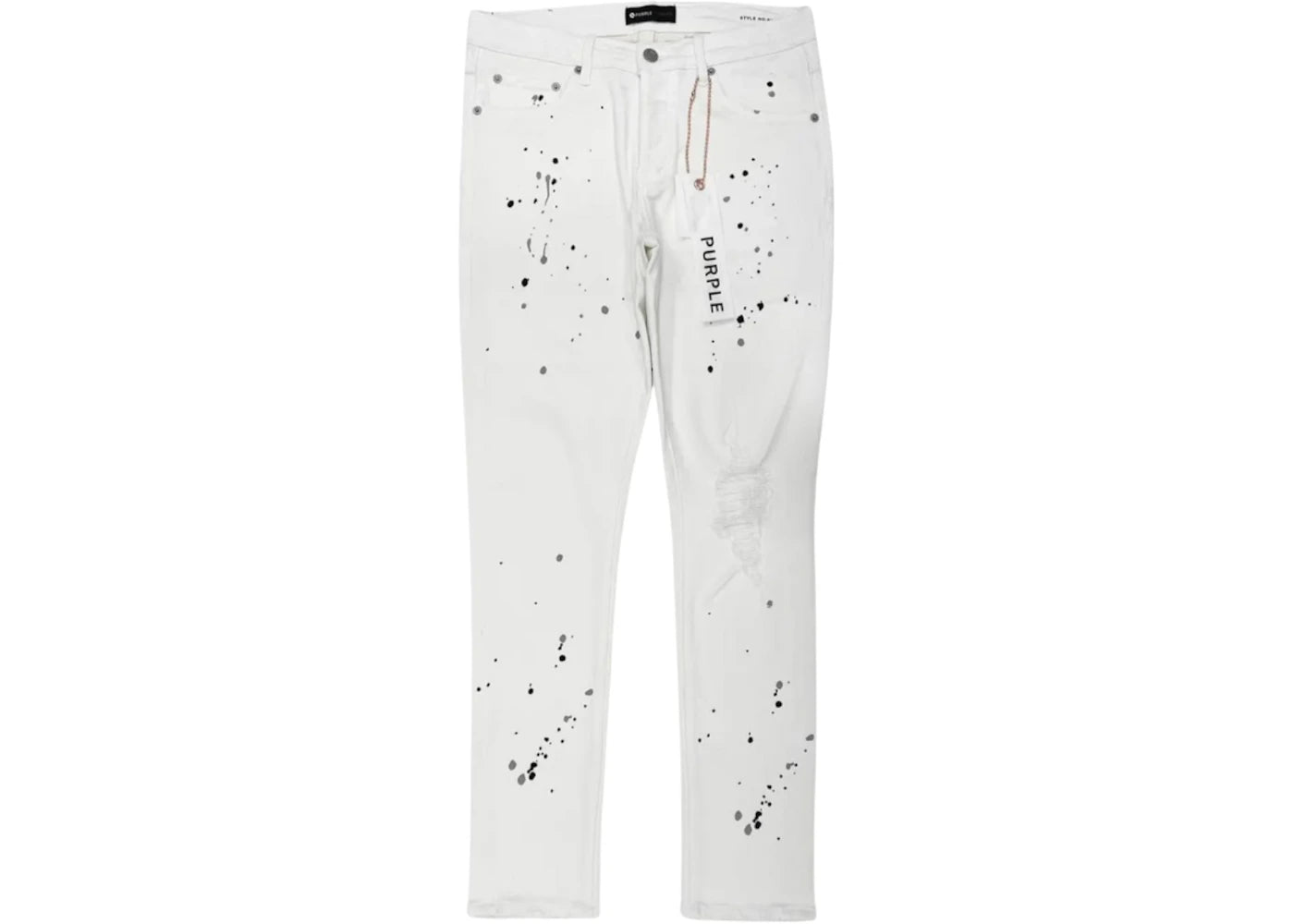 Purple Brand Purple Brand Paint Blowout Denim Pants White