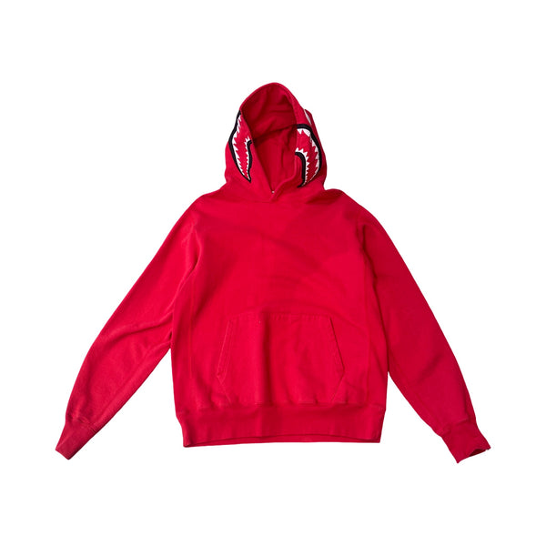 BAPE Shark Pullover Red Hoodie