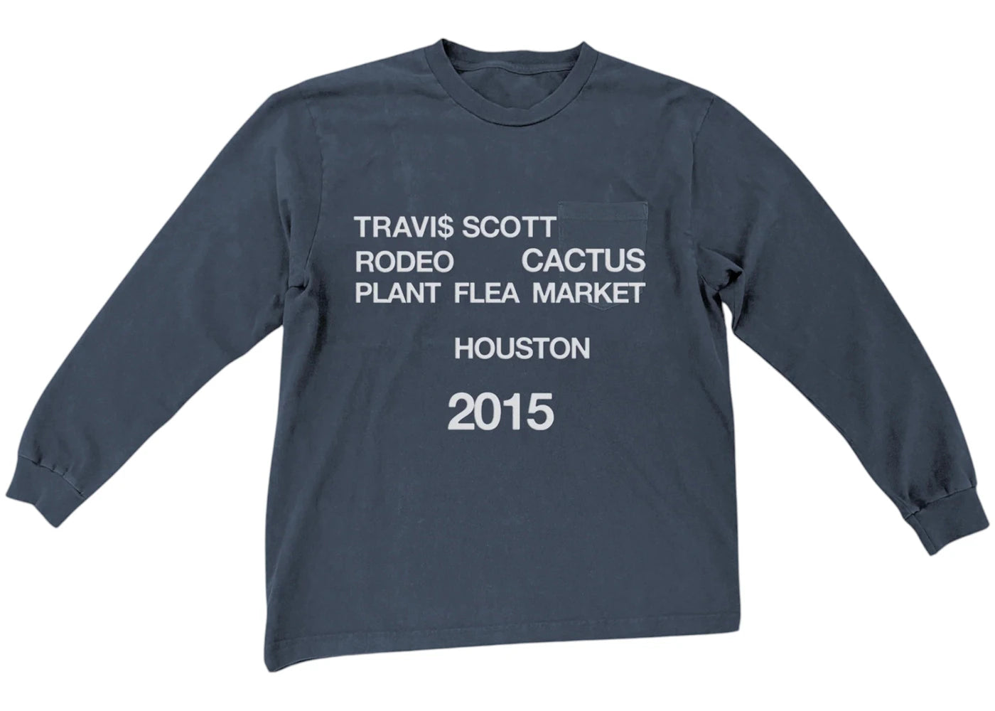 Travis Scott Rodeo CPFM 2015 L/S Tee Navy